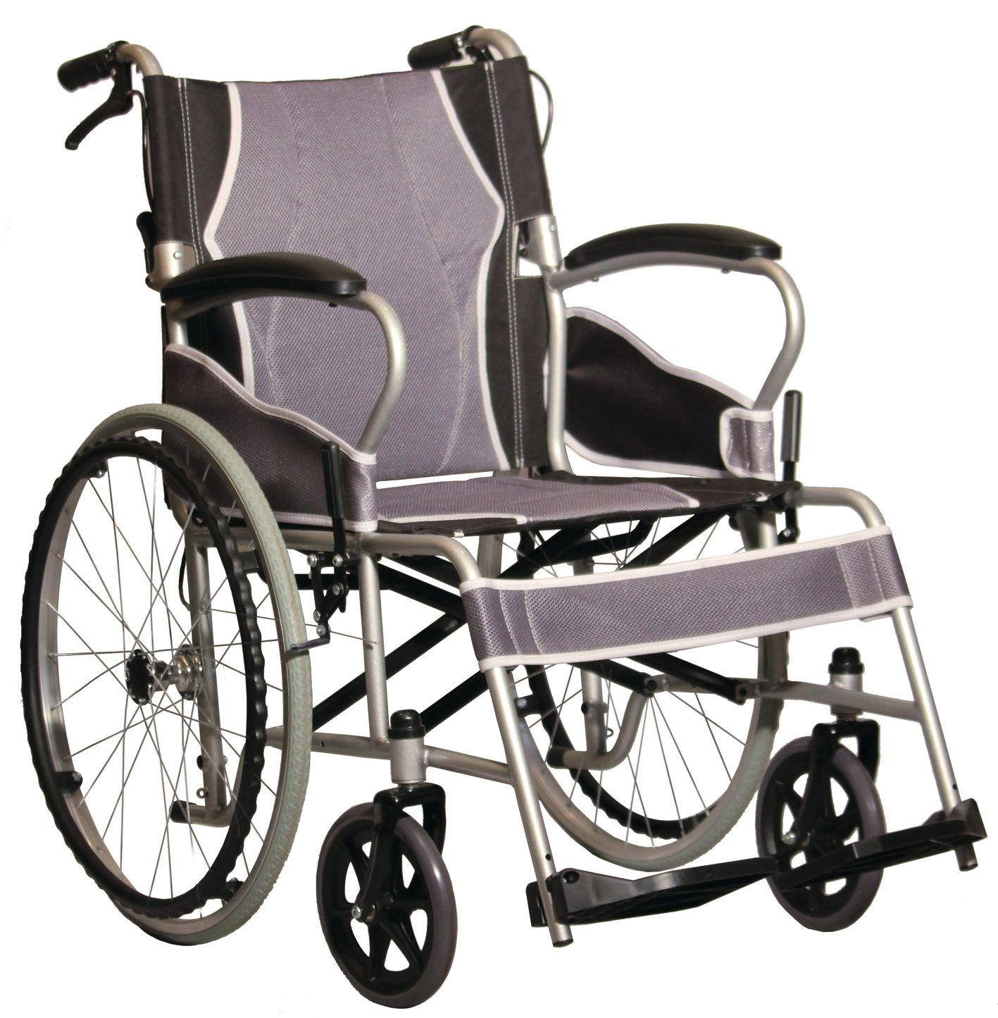 Antar Rollstuhl aus Stahl ultraleicht (AT52301)