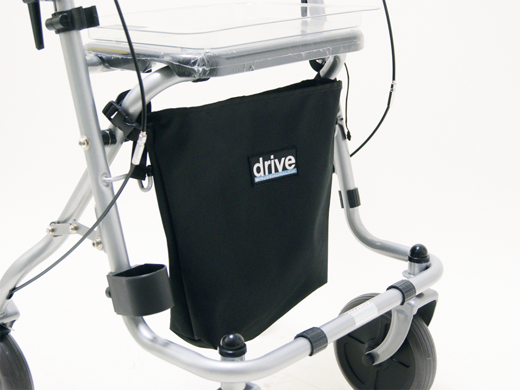 Drive Medical Premium Rollatortasche mit Reißverschluss | Rot | 44300-0003