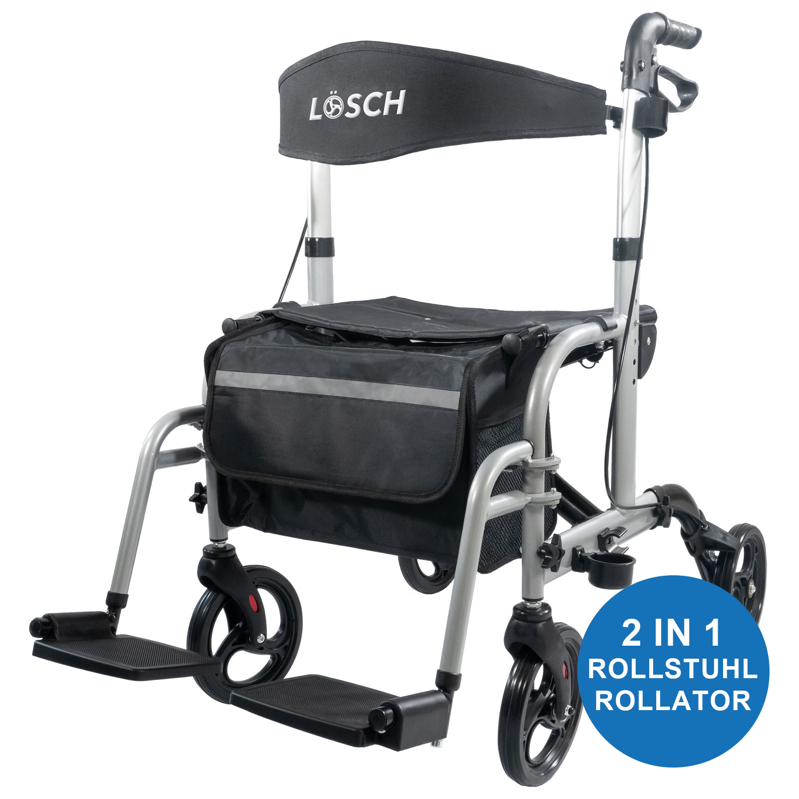 Vorführware Lösch Reha Rollator & Rollstuhl Twin 2in1
