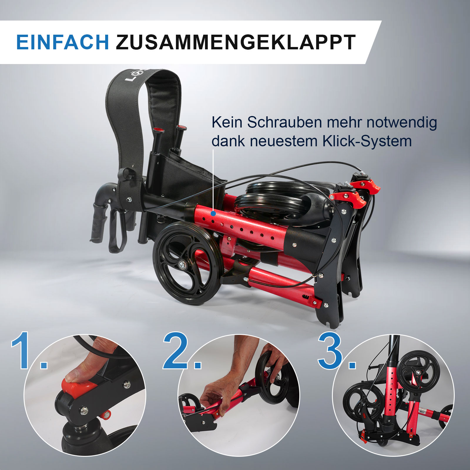 Einführungs-Angebot Lösch Reha Rollator TABAS Mobility